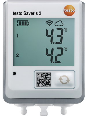 Testo - TESTO SAVERIS 2-T2 - Data logger Channels=2 Temperature Wi-Fi / USB / QR-Code, TESTO SAVERIS 2-T2, Testo