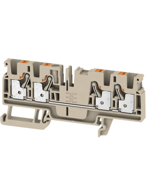 Weidmller - A4C 4 - 2051500000 - Terminal block A N/A Dark Beige, 0.5...4 mm2, A4C 4 - 2051500000, Weidmller