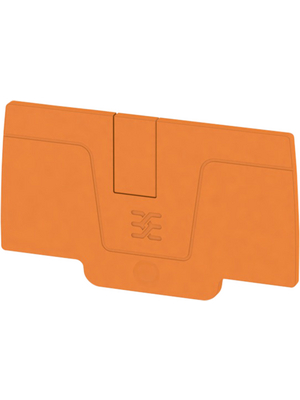 Weidmller - AEP 2C 6 OR - 2052520000 - End plate N/A 65 x 2.1 x 38 mm orange A, AEP 2C 6 OR - 2052520000, Weidmller