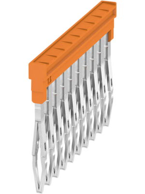 Weidmller - ZQV 1.5N/10 - 1985580000 - Cross connector N/A 33.5 x 21.9 mm orange Z Series, ZQV 1.5N/10 - 1985580000, Weidmller