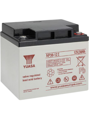 Yuasa - NP38-12I - Lead-acid battery 12 V 38 Ah, NP38-12I, Yuasa