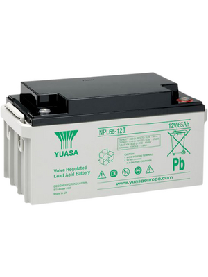 Yuasa - NPL65-12I - Lead-acid battery 12 V 65 Ah, NPL65-12I, Yuasa