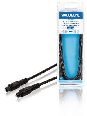 Valueline - VLAB25000B20 - Audio cable 2.00 m black, VLAB25000B20, Valueline