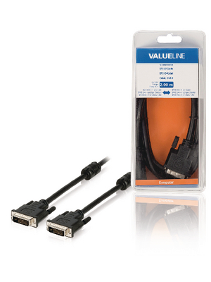 Valueline - VLCB32000B20 - Monitor cable 2.00 m, VLCB32000B20, Valueline