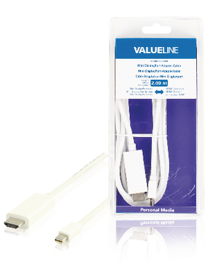 Valueline - VLMB37600W20 - Monitor cable 2.00 m, VLMB37600W20, Valueline