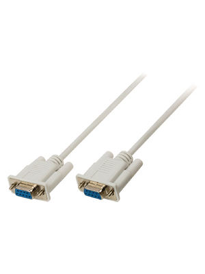 Valueline - VLCP52050I20 - Serial Cable D-SUB 9-Pin Female - Female 2.00 m, VLCP52050I20, Valueline