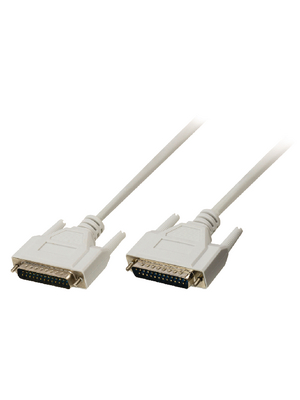 Valueline - VLCP52100I20 - Serial Cable D-SUB 25-Pin Male - Male 2.00 m, VLCP52100I20, Valueline