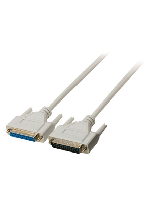 Valueline - VLCP52110I20 - Serial Cable D-SUB 25-Pin Male - Female 2.00 m, VLCP52110I20, Valueline