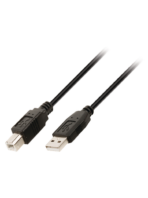 Valueline - VLCP60101B20 - USB Cable 2.00 m black, VLCP60101B20, Valueline