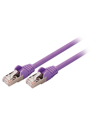 Valueline - VLCP85121U20 - Patch cable CAT5 SF/UTP 2.00 m purple, VLCP85121U20, Valueline