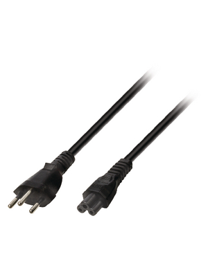 Valueline - VLEP11220B20 - Power Cable CH Type 12 IEC-320-C5 2 m, VLEP11220B20, Valueline