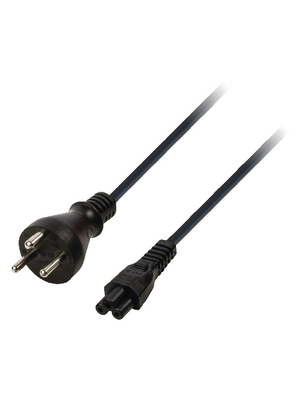 Valueline - VLEP11420B20 - Power Cable Denmark Male IEC-320-C5 2.00 m, VLEP11420B20, Valueline