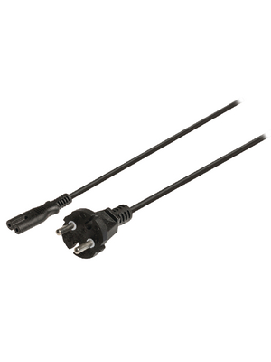 Valueline - VLEP11440B20 - Power Cable Denmark Male IEC-320-C7 2.00 m, VLEP11440B20, Valueline