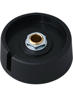 OKW - A3040069 - Control knob with recess black 40 mm, A3040069, OKW