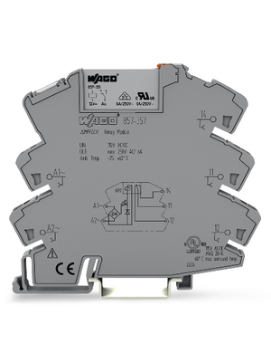 Wago - 857-357 - Socket with Miniature Switching Relay, 857-357, Wago