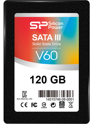 Silicon Power - SP120GBSS3V60S25 - SSD Velox V60, 2.5", 120 GB, SATA 6 Gb/s, SP120GBSS3V60S25, Silicon Power