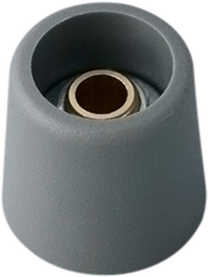 OKW - A3116048 - Control knob without recess grey 16 mm, A3116048, OKW