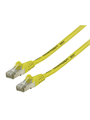 Valueline - VLCP85210Y0.25 - Patch cable CAT6 F/UTP 0.25 m yellow, VLCP85210Y0.25, Valueline