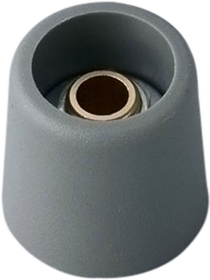 OKW - A3116638 - Control knob without recess grey 16 mm, A3116638, OKW