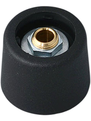 OKW - A3120049 - Control knob without recess black 20 mm, A3120049, OKW