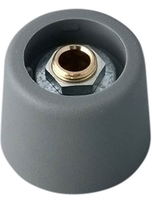 OKW - A3120638 - Control knob without recess grey 20 mm, A3120638, OKW