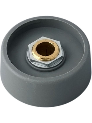 OKW - A3140088 - Control knob without recess grey 40 mm, A3140088, OKW