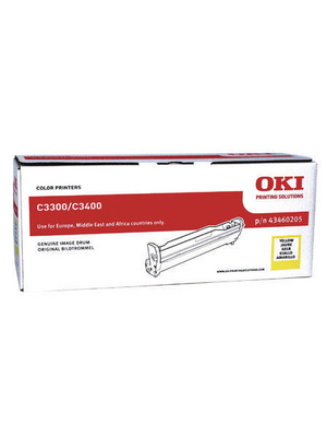 OKI - 43460205 - Drum yellow C3300/3400 15'000 pages, 43460205, OKI