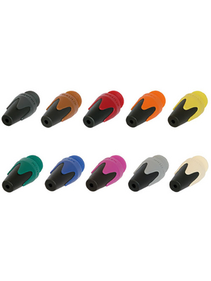 Neutrik - BXX-SET-MIX - Colour-coded Boot set black / brown / red / orange / yellow / green / blue / violet / grey / white, BXX-SET-MIX, Neutrik