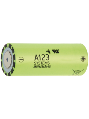 A123 Systems - A123-26650-2500 A-GRADE - LiFePO4-Battery 3.3 V, A123-26650-2500 A-GRADE, A123 Systems