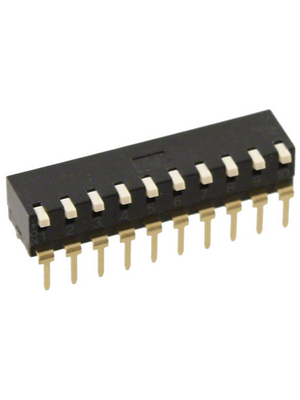 Omron Electronic Components - A6TR-0104 - DIL switch THD 10P, A6TR-0104, Omron Electronic Components