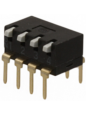 Omron Electronic Components - A6TR-4104 - DIL switch THD 4P, A6TR-4104, Omron Electronic Components