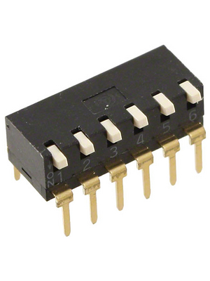 Omron Electronic Components - A6TR-6104 - DIL switch THD 6P, A6TR-6104, Omron Electronic Components