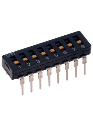 Omron Electronic Components - A6T-0101 - DIL switch THD 10P, A6T-0101, Omron Electronic Components