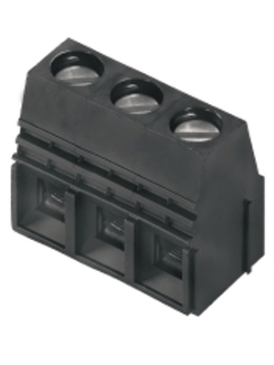 Weidmller - LU 10.16/02/90 4.5SN BK BX - PCB Terminal Block black Pitch 10.16 mm 90 2P, LU 10.16/02/90 4.5SN BK BX, Weidmller