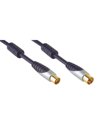 Bandridge - SVL8702 - Aerial cable, coaxial Digital Premium Performance 2.00 m IEC-Plug / IEC-Plug, SVL8702, Bandridge