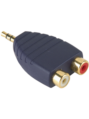 Bandridge - SAP342 - Portable audio adapter 1x jack plug, stereo male 3.5 mm C 2x RCA coupling 1x m C 2x f, SAP342, Bandridge