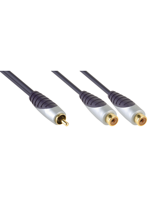 Bandridge - SAL4500 - Audio cable, Premium Performance 0.20 m black, SAL4500, Bandridge