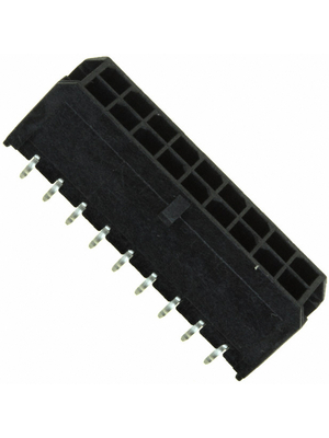 Molex - 43045-1814 - PCB header Pitch3 mm Poles 18 Double row / straight / with shroud Micro-Fit 3.0?, 43045-1814, Molex