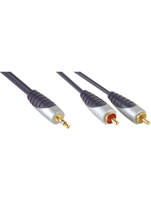 Bandridge - SAL3402 - Audio cable, Premium Performance 2.00 m black, SAL3402, Bandridge