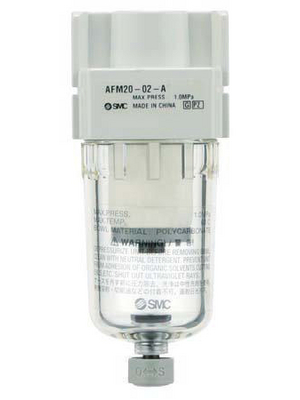 SMC - AFM20-F01-A - Mist separator 0.05...1.0 MPa 200 l/min, AFM20-F01-A, SMC