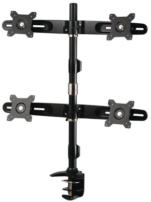 Highgrade - TC744 - Quad-TFT Mount with desk clamp black, TC744, Highgrade