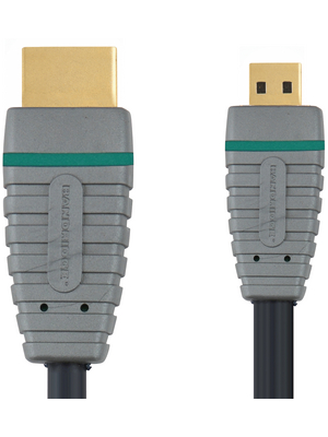 Bandridge - BVL1702 - High-speed HDMI cable with Ethernet 2.00 m blue, BVL1702, Bandridge