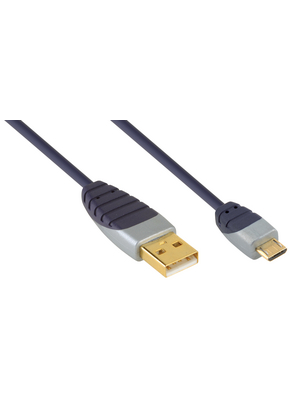 Bandridge - SCL4902 - Micro USB 2.0 cable 2.00 m black, SCL4902, Bandridge