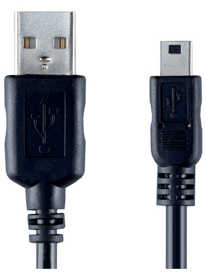 Bandridge - VCL4402 - Mini USB 2.0 cable 2.00 m black, VCL4402, Bandridge