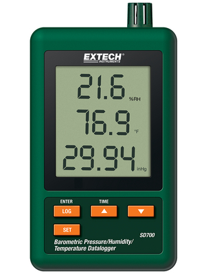 Extech Instruments - SD700 - Data logger Channels=3 Humidity of air / Pressure / Temperature SD-Card, SD700, Extech Instruments