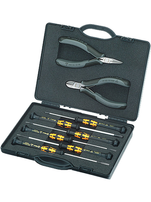 Knipex - 00 20 18 ESD - Electronics tool set 8 p. ESD, 00 20 18 ESD, Knipex