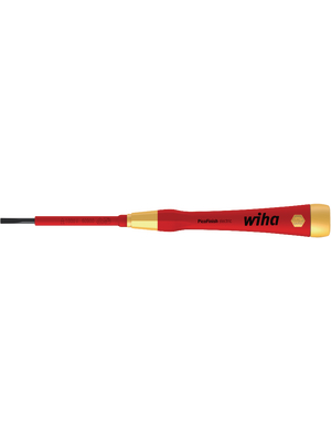 Wiha - 2270P015 - Screwdriver VDE Slotted 1.5x0.25 mm, 2270P015, Wiha