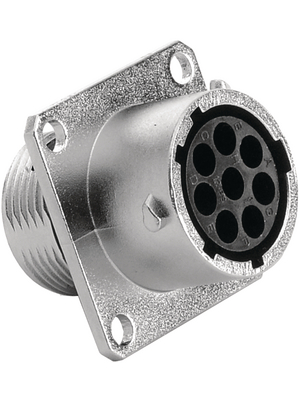 Amphenol - RT0012-8SNH - Square flange receptacle RT360 Poles=8 N/A Female Housing size12, RT0012-8SNH, Amphenol