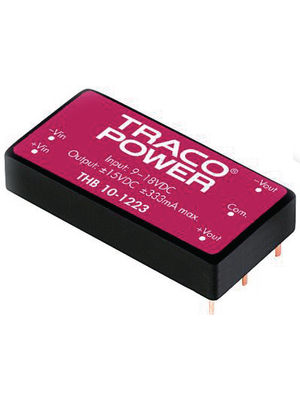 Traco Power - THB 10-1211 - DC/DC converter 9...18 VDC 5.1 VDC, THB 10-1211, Traco Power