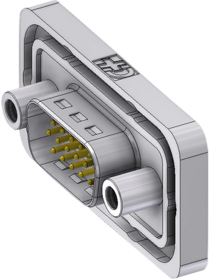 Deltron - HD-DWM15PY/2M95UN - D-Sub Connector High Density Male 15P, HD-DWM15PY/2M95UN, Deltron